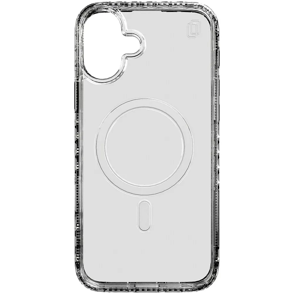 cellhelmet Magnitude Series MagSafe Phone Case for iPhone 16 Plus, Shock Absorbing, Crystal Clear (CM-105-CC)