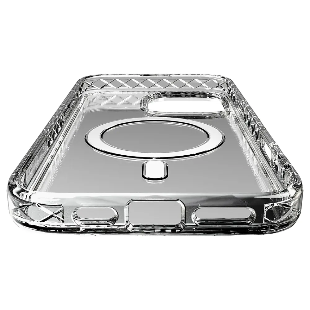 cellhelmet Magnitude Series MagSafe Phone Case for iPhone 16 Pro Max, Shock Absorbing, Crystal Clear (CM-107-CC)