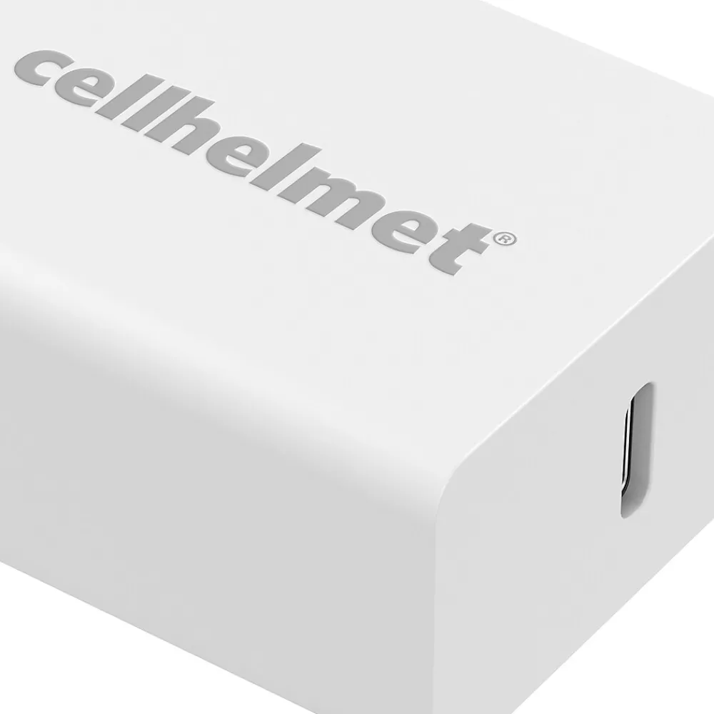 20-Watt Single-USB Power Delivery Wall Charger (WALL-PD-20W-W)<cellhelmet Best