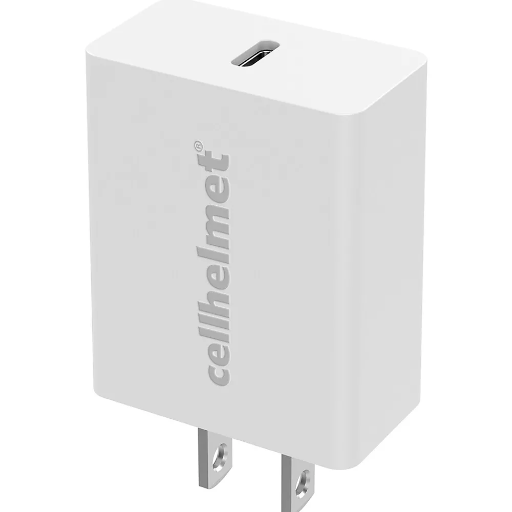 20-Watt Single-USB Power Delivery Wall Charger (WALL-PD-20W-W)<cellhelmet Best