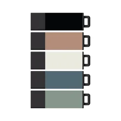 Clearance Centon Datastick Pro2 32GB Flash Drives, Assorted Colors, 5/Pack (C1-U2P022-32G-5)
