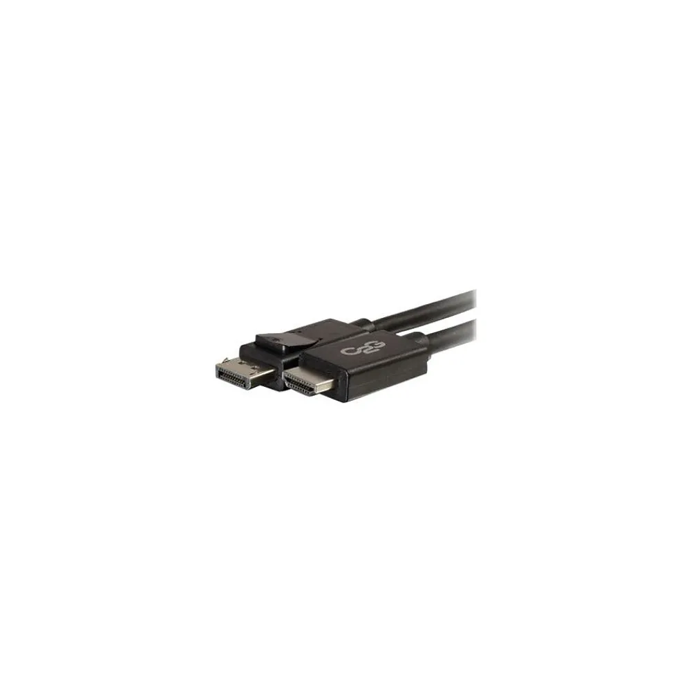 C2G Cables to Go C2G® 54325 3' DisplayPort to HDMI Male/Male Adapter Cable, Black