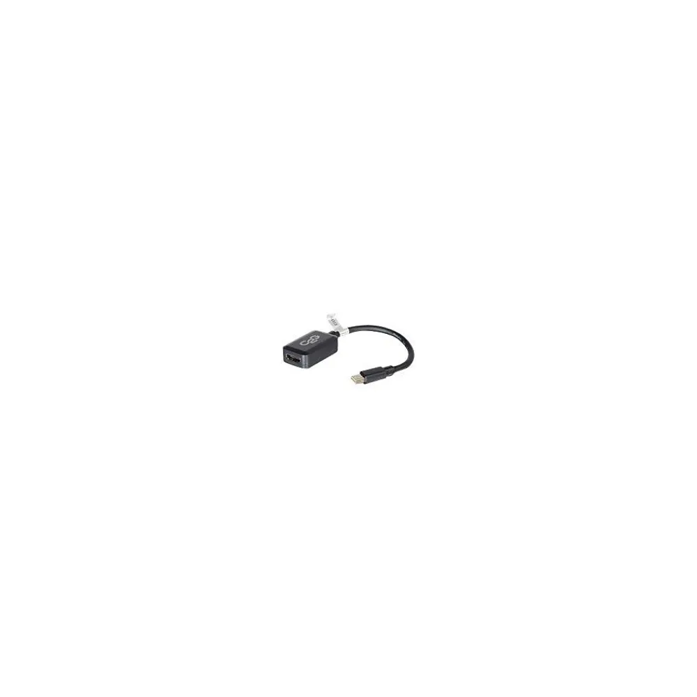 C2G Cables to Go C2G 54313 8" Mini DisplayPort to HDMI Male/Female Converter Adapter, Black