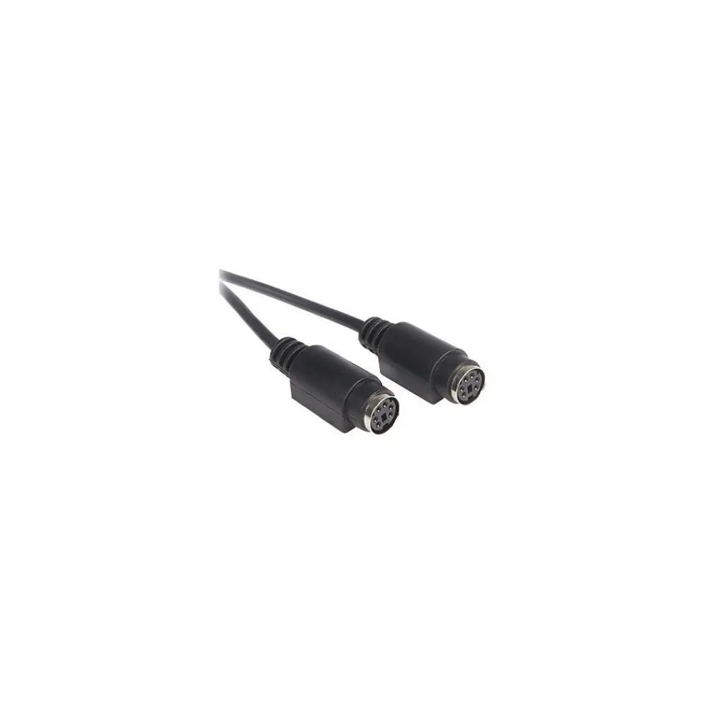 C2G Cables to Go C2G ® 1.5' NEMA 5-15P/NEMA 5-15R Male/Female Flat Plug Standard Power Cord, Black (29804)