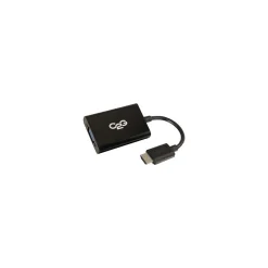 C2G Cables to Go C2G® 8" HDMI To VGA And Audio Male/Female Adapter Converter Dongle, Black
