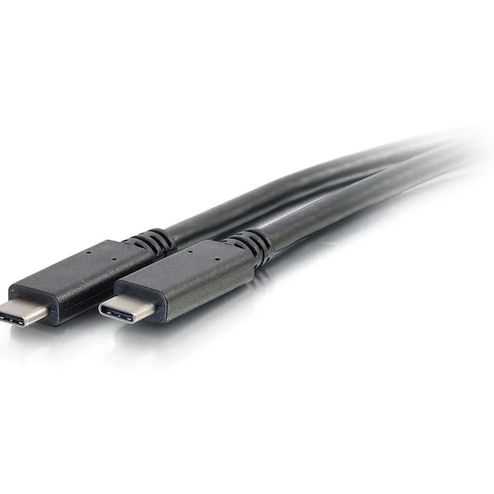 C2G Cables to Go C2G 1m USB Cable, USB C Male to USB C Male, USB 3.1 Gen 2, 3ft USB Type-C Cable