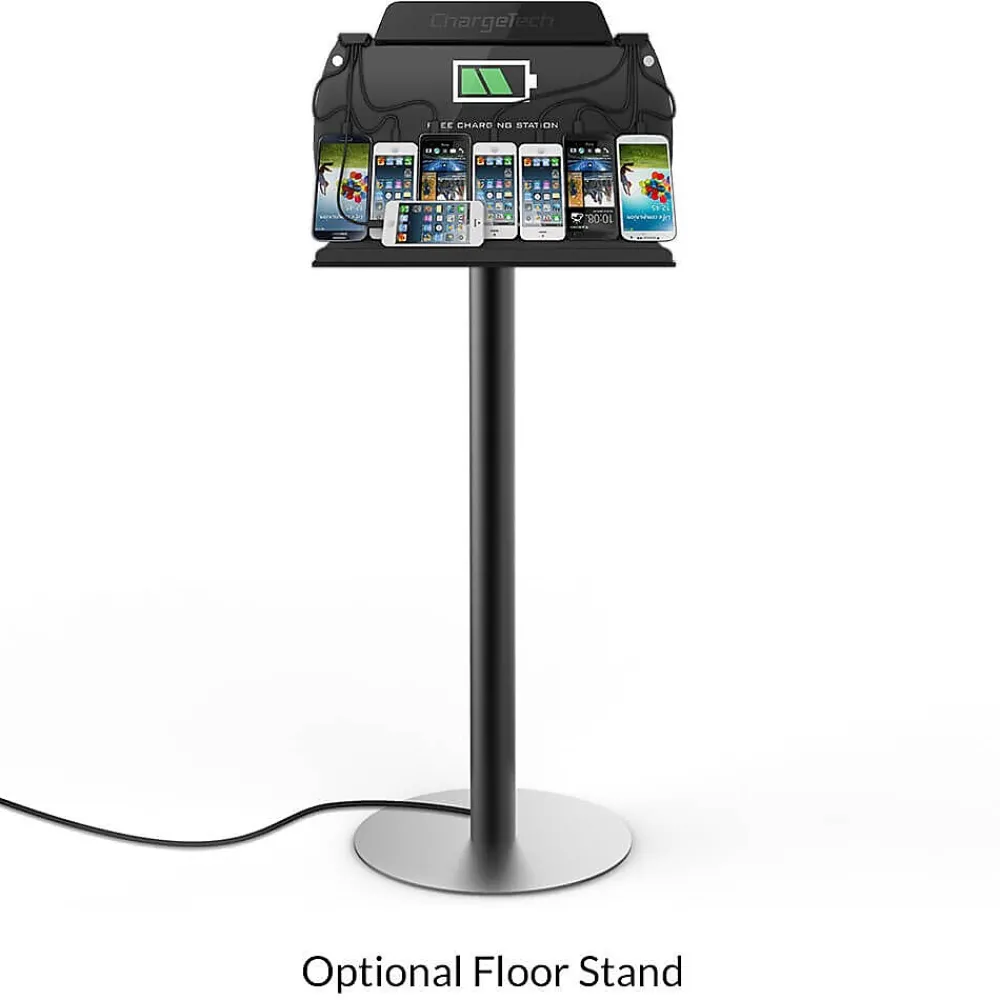 USB Charging Station for Most Smartphones, Black (CT-300061)<ChargeTech Best