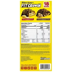 FITCRUNCH Chef Robert Irvine's High Protein Bars, Variety Pack (1.62 oz., 18 ct.)