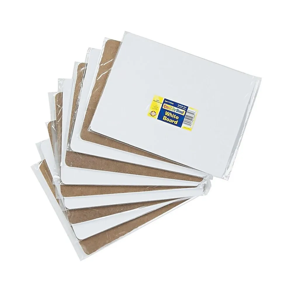 Dry Erase*Chenille Kraft Melamine Dry-Erase Whiteboard, 12" x 9", 10/Set (988110)