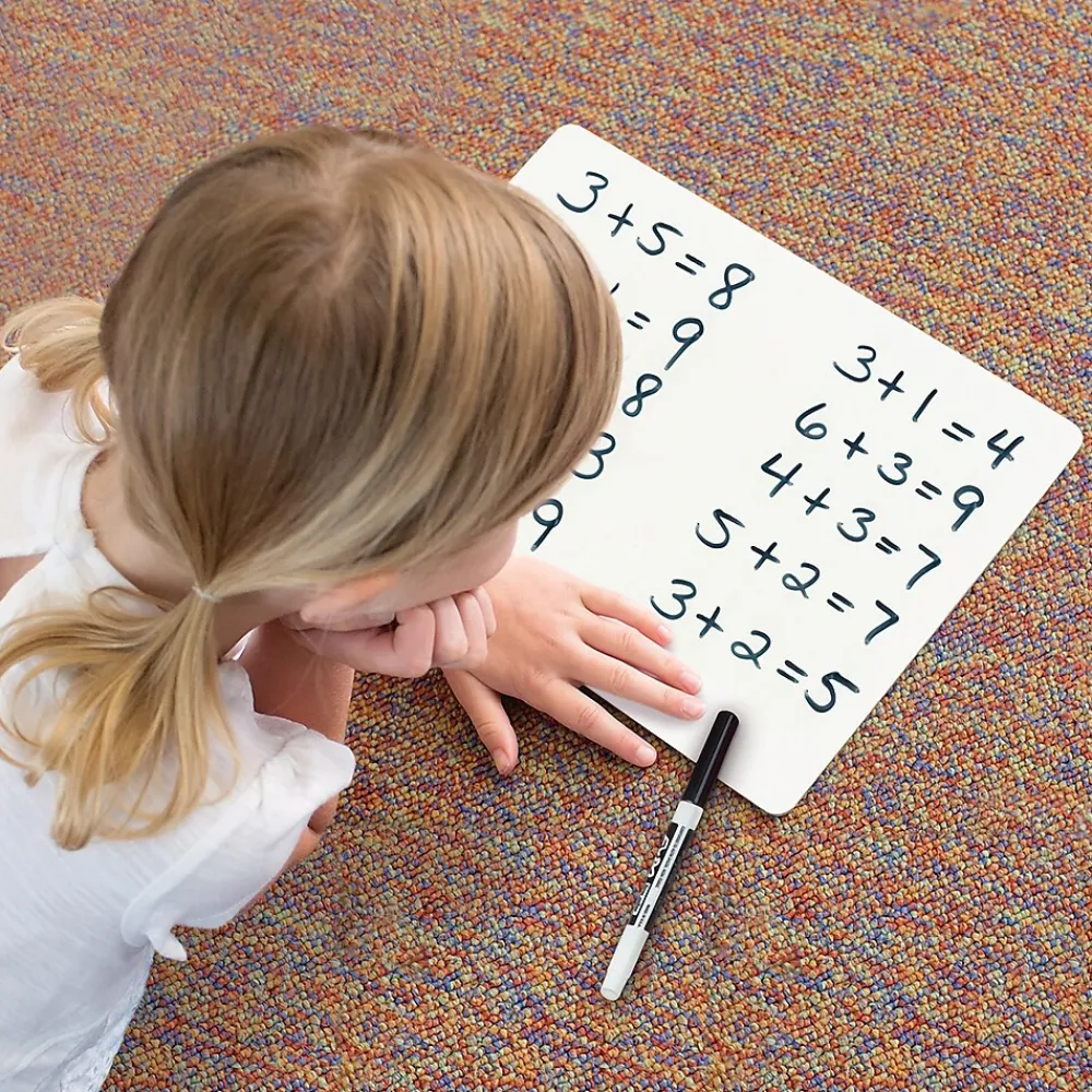Dry Erase*Chenille Kraft 2-Sided Dry Erase/Chalk Board, 9" X 12", 10/Pack (CK-988310)