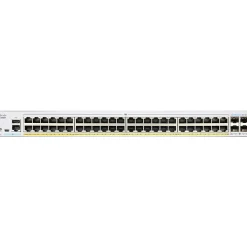 Cisco Business 250 Series 52-Port Gigabit Ethernet Managed Switch, White (CBS250-48P-4G-NA)