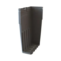 LeanStream Plastic Trash Can, 23 Gallon, Gray (LS1B-002)<CleanRiver Clearance