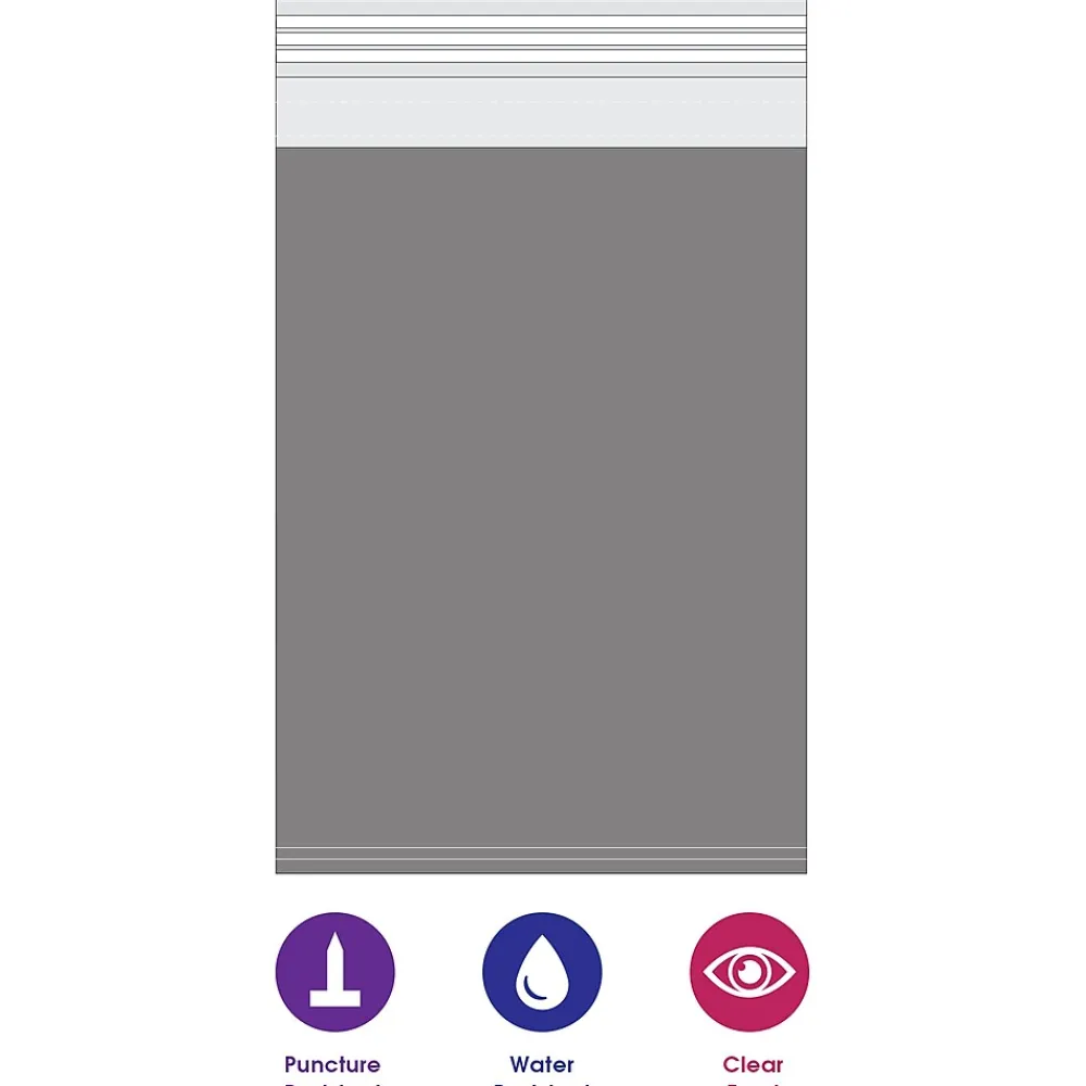 Discount Unbranded Clear View Poly Envelope, 10" x 13", 500/Carton (CV1013)