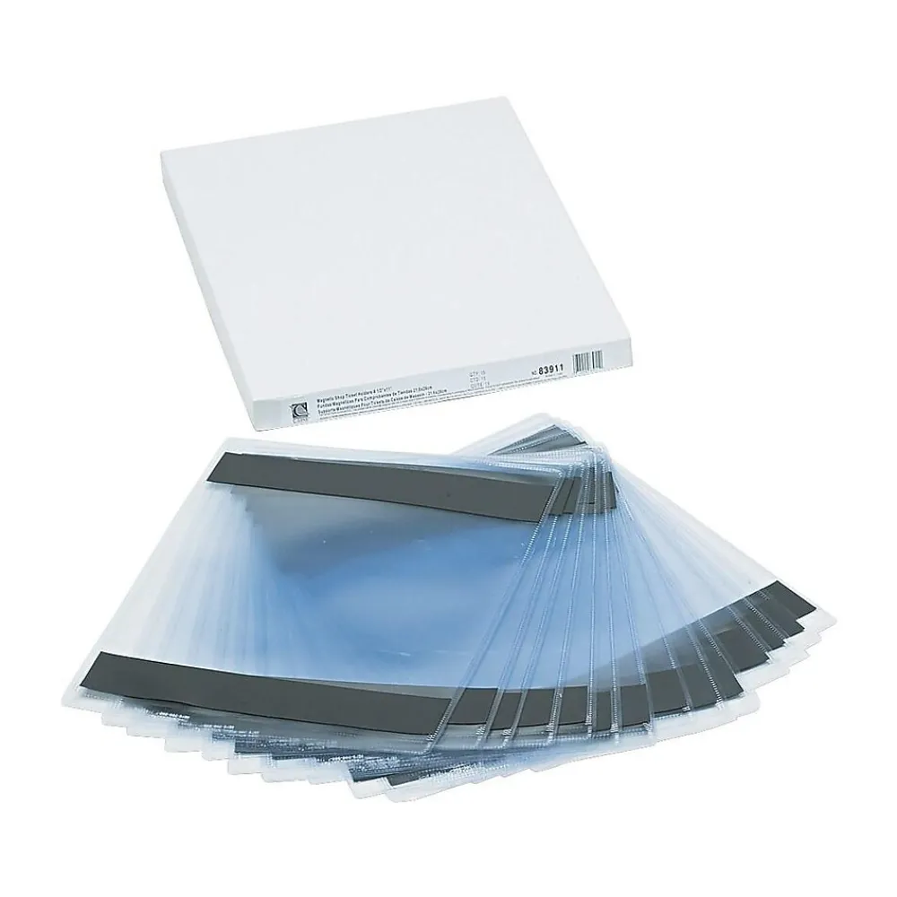 Sheet Protectors|C-Line Job Ticket Holders, 8-1/2" x 11", Clear, 15/Box (83911)