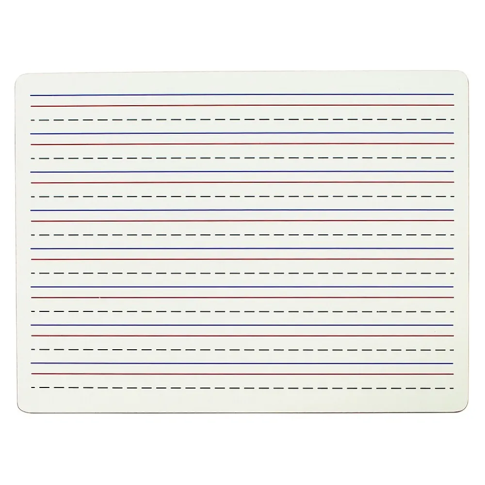Dry Erase*C-Line Two-Sided Dry Erase Lapboard, Lined on One Side, 12" x 8-7/8", Pack of 6 (CLI40660-6)