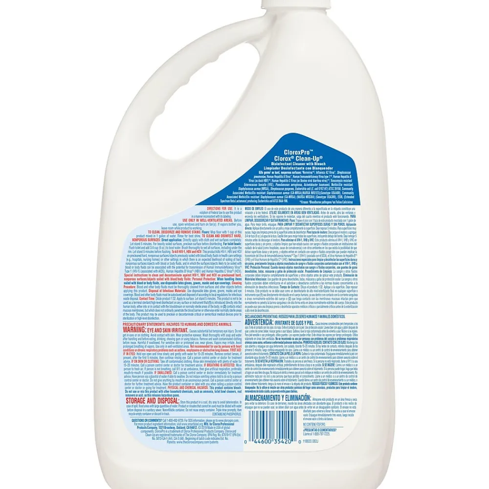 Clorox Clean-Up Disinfectant Cleaner with Bleach Refill, 128 oz. (35420)<CloroxPro New