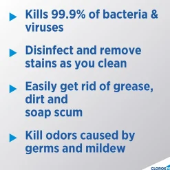 Clorox Clean-Up Disinfectant Cleaner with Bleach Spray, 32 oz., 9/Carton (35417)<CloroxPro Online