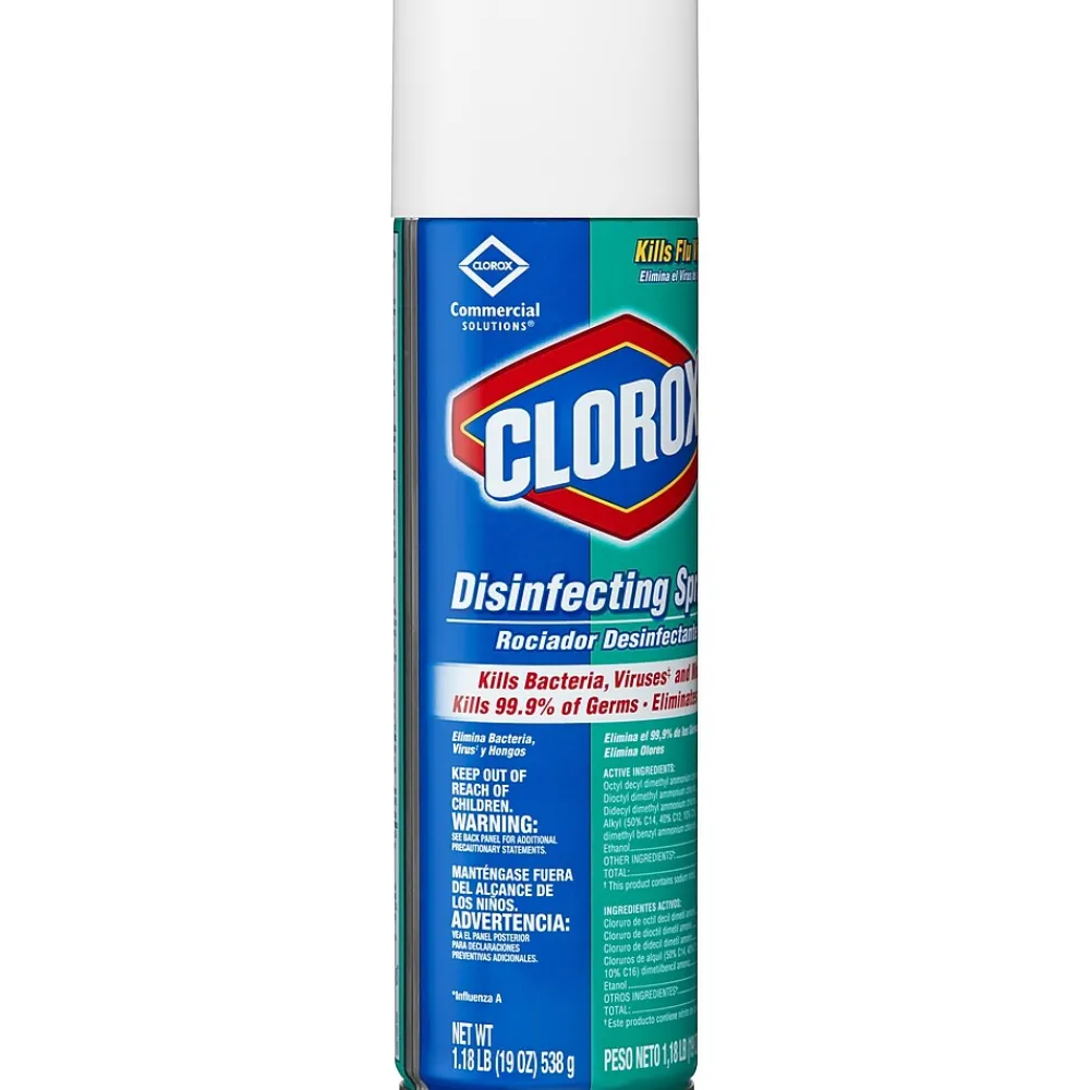 Commercial Solutions Disinfecting Aerosol Spray, Fresh Scent, 19 Ounces (38504)<Clorox Hot