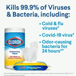 Disinfecting Wipes, Fresh Scent, 35 Wipes/Container (01593)<Clorox