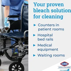 Healthcare Disinfecting Wipes Refill, 110 Wipes/Pouch (30359)<Clorox Best