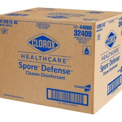 Spore Defense Cleaner Disinfectant, Open System Refill Bottle, 128 Fl Oz, 4/Pack (32409)<Clorox Healthcare Best