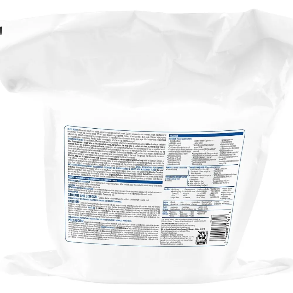 VersaSure Disinfecting Wipes, 110 Count Refill (31761)<Clorox Healthcare New