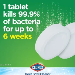 Ultra Clean Toilet Tablets Bleach, 3.5 oz., 2/Pack, 6 Packs/Carton (30024CT)<Clorox New