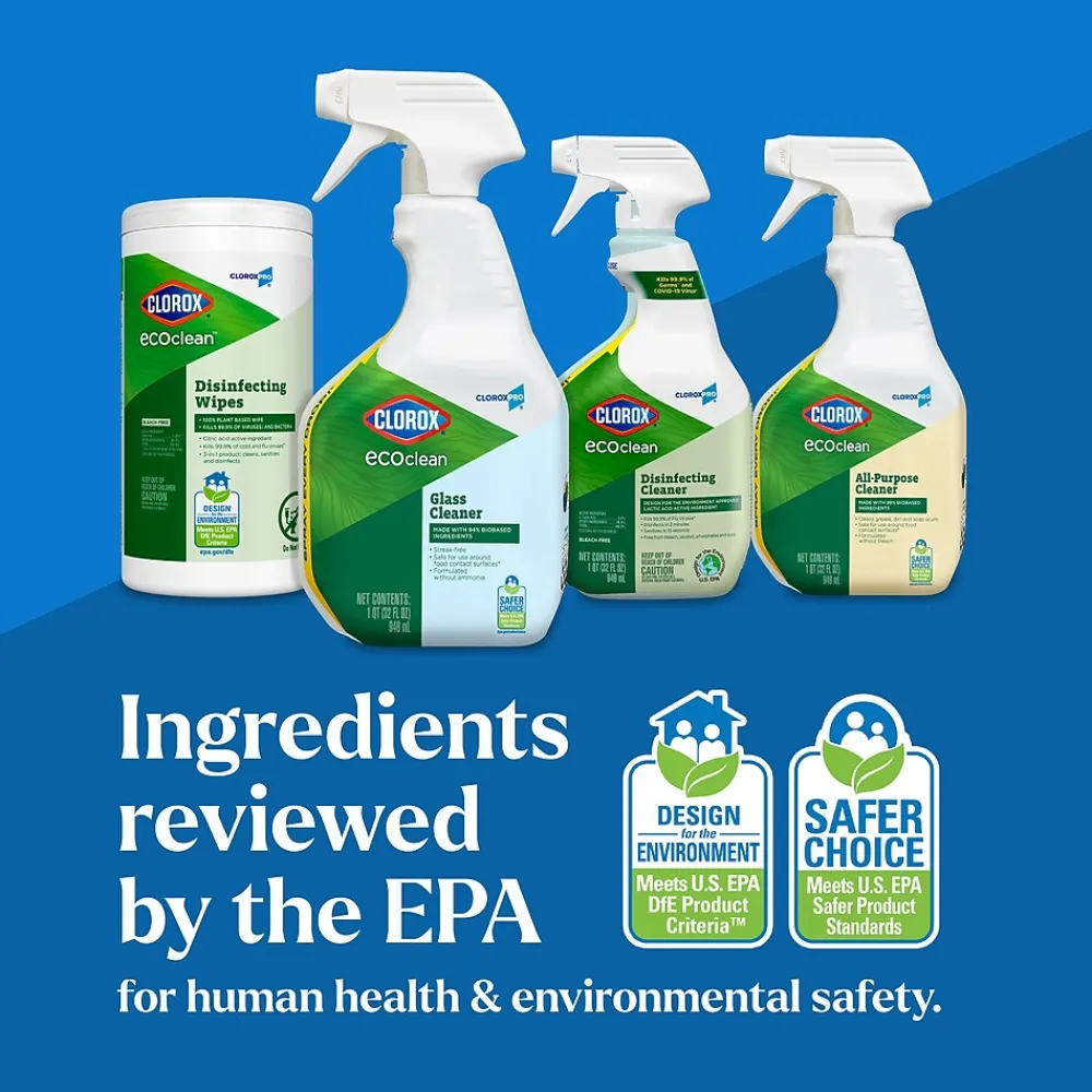 Pro EcoClean Glass Cleaner, 32 Oz. (60277)<Clorox Online