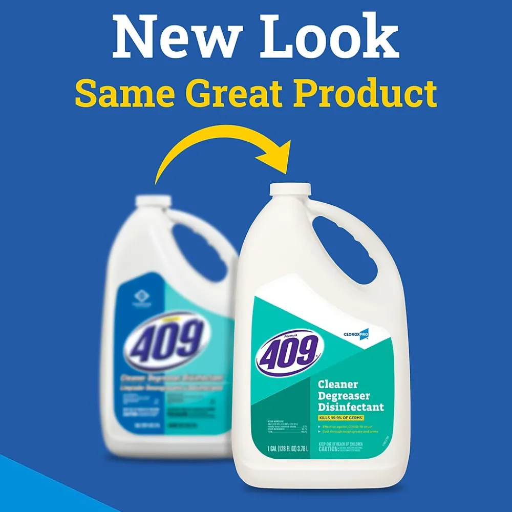 CloroxPro Cleaner Degreaser Disinfectant Refill, 128 fl. oz., 4/Carton (35300)<Formula 409 Sale