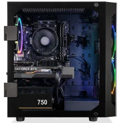 CLX SET TGMSETRTA3502BM Gaming Desktop Computer, AMD Ryzen 7 5700X, 16GB Memory, 1TGB SSD, 2TB HDD