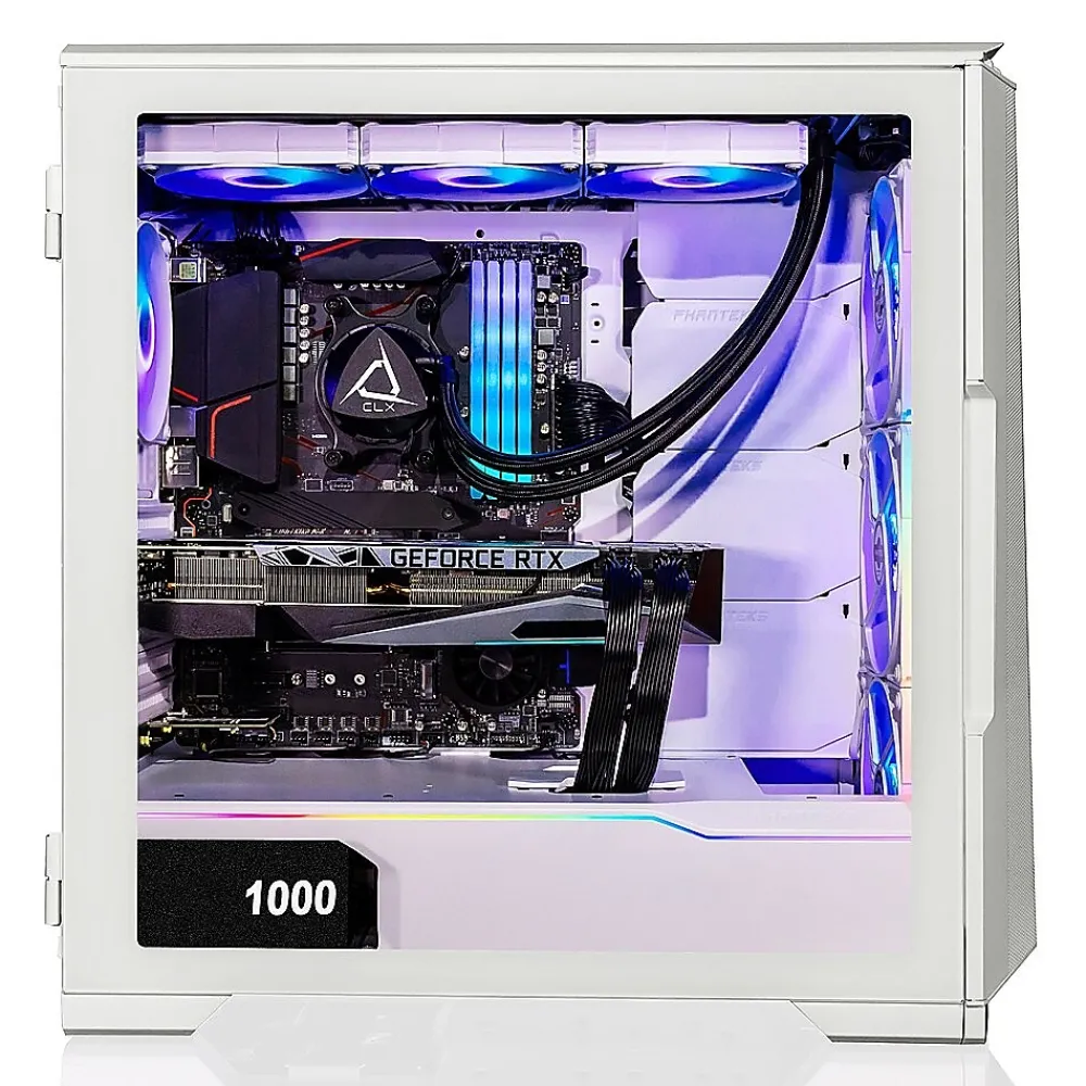 New CLX SET TGMSETRTH2A04WM Gaming Desktop Computer, AMD Ryzen 9 7950X, 64GB Memory, 1TB SSD, 6TB HDD
