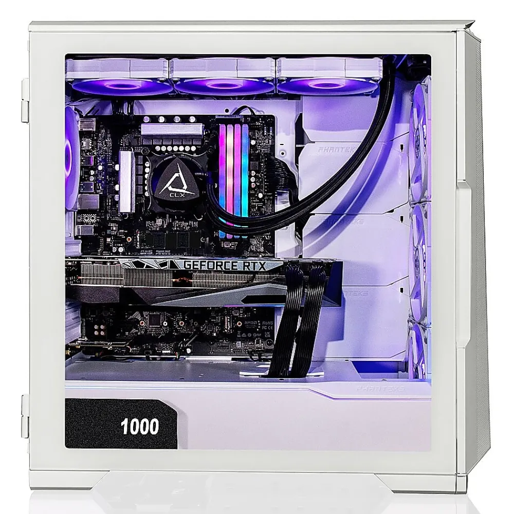 New CLX SET TGMSETRTH2A12WM Gaming Desktop Computer, Intel Core i7-13700KF, 64GB Memory, 1TB SSD, 6TB HDD