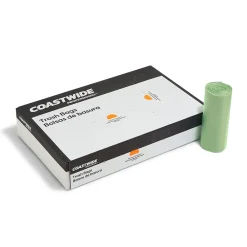 ™ 40-45 Gallon Trash Bag with 30% PCR, 40" x 46", Low Density, 0.8 mil, Green, 150 Bags/Box (CW62417)<Coastwide Professional Online