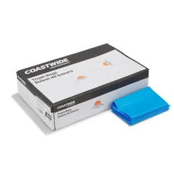 ™ 30 Gallon Biohazard Bags, Low Density, 1.3 Mil, Blue, 200 Bags/Box (CW57396)<Coastwide Professional Outlet
