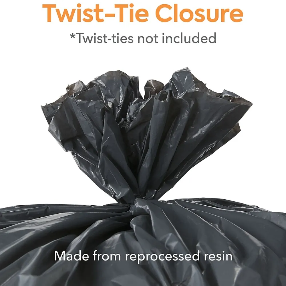 ™ 55-60 Gallon Trash Bag, 38" x 58", Low Density, 1.5 mil, Black, 5 100 Bags/Box (CW25531)<Coastwide Professional Hot