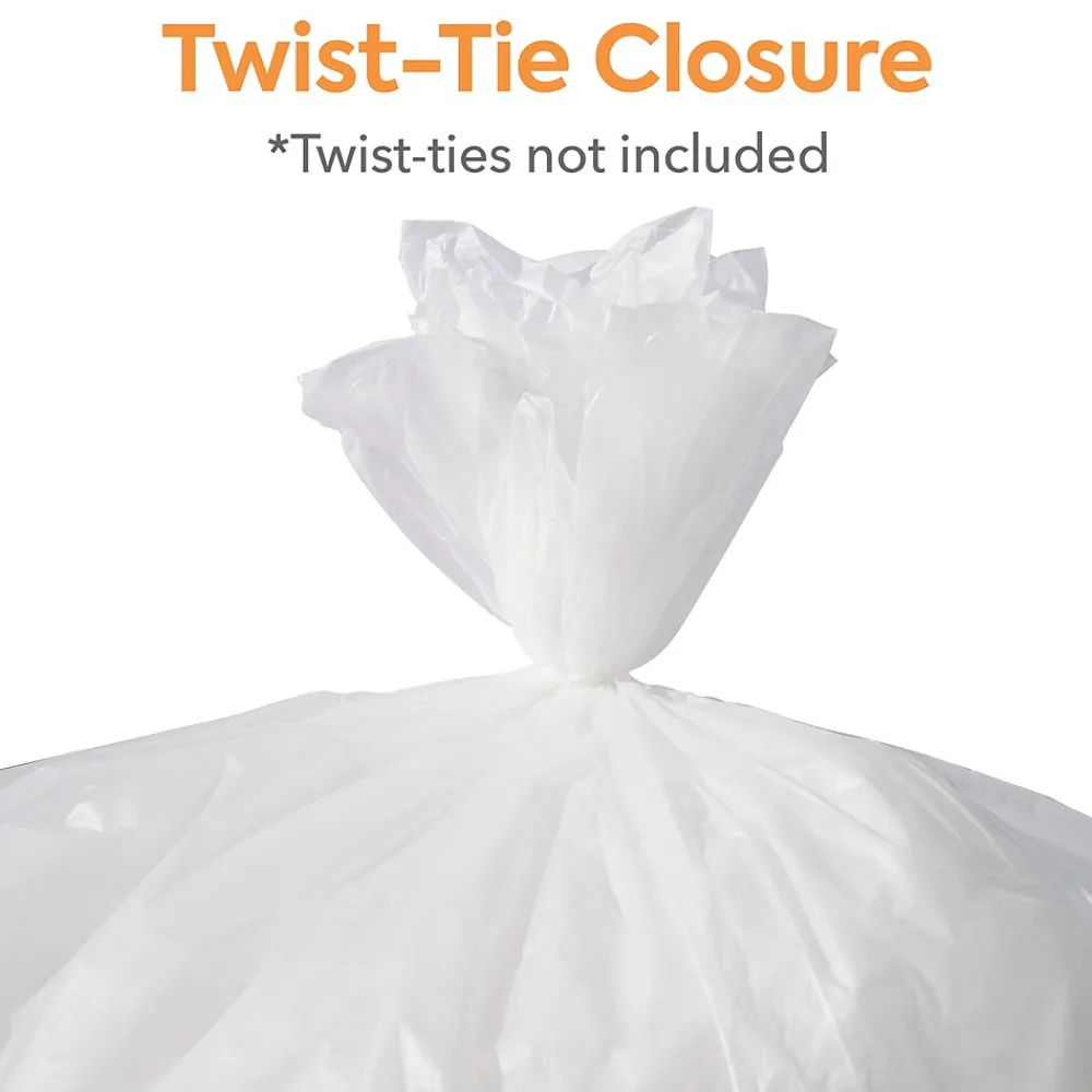 ™ 50-56 Gallon Trash Bag, 43" x 48", High Density, 22 mic, Natural, 150 Bags/Box (CW19244)<Coastwide Professional Online