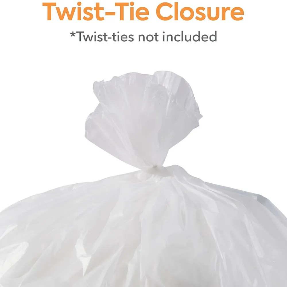 ™ 20-30 Gallon Trash Bag, 30" x 37", High Density, 16 mic, Natural, 250 Bags/Box (CW19246)<Coastwide Professional