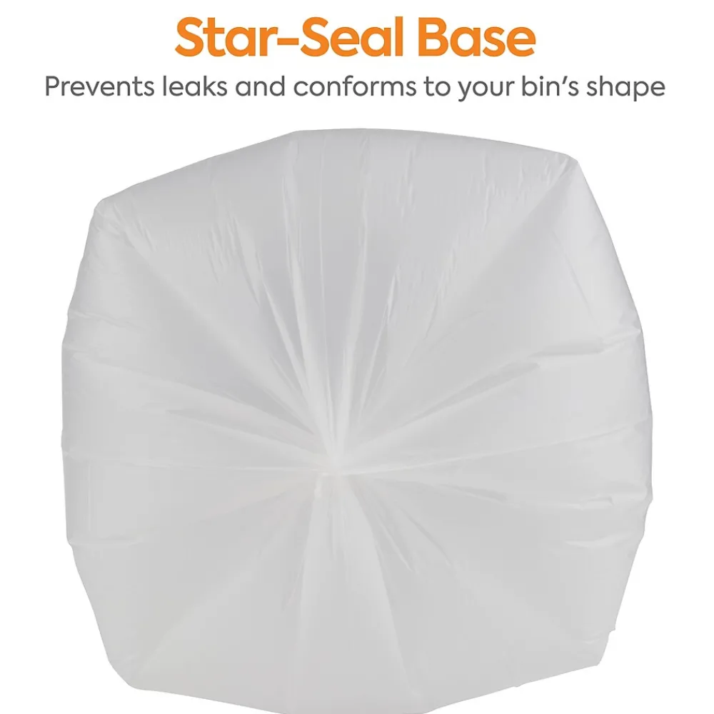 ™ 20-30 Gallon Trash Bag, 30" x 37", High Density, 16 mic, Natural, 250 Bags/Box (CW19246)<Coastwide Professional
