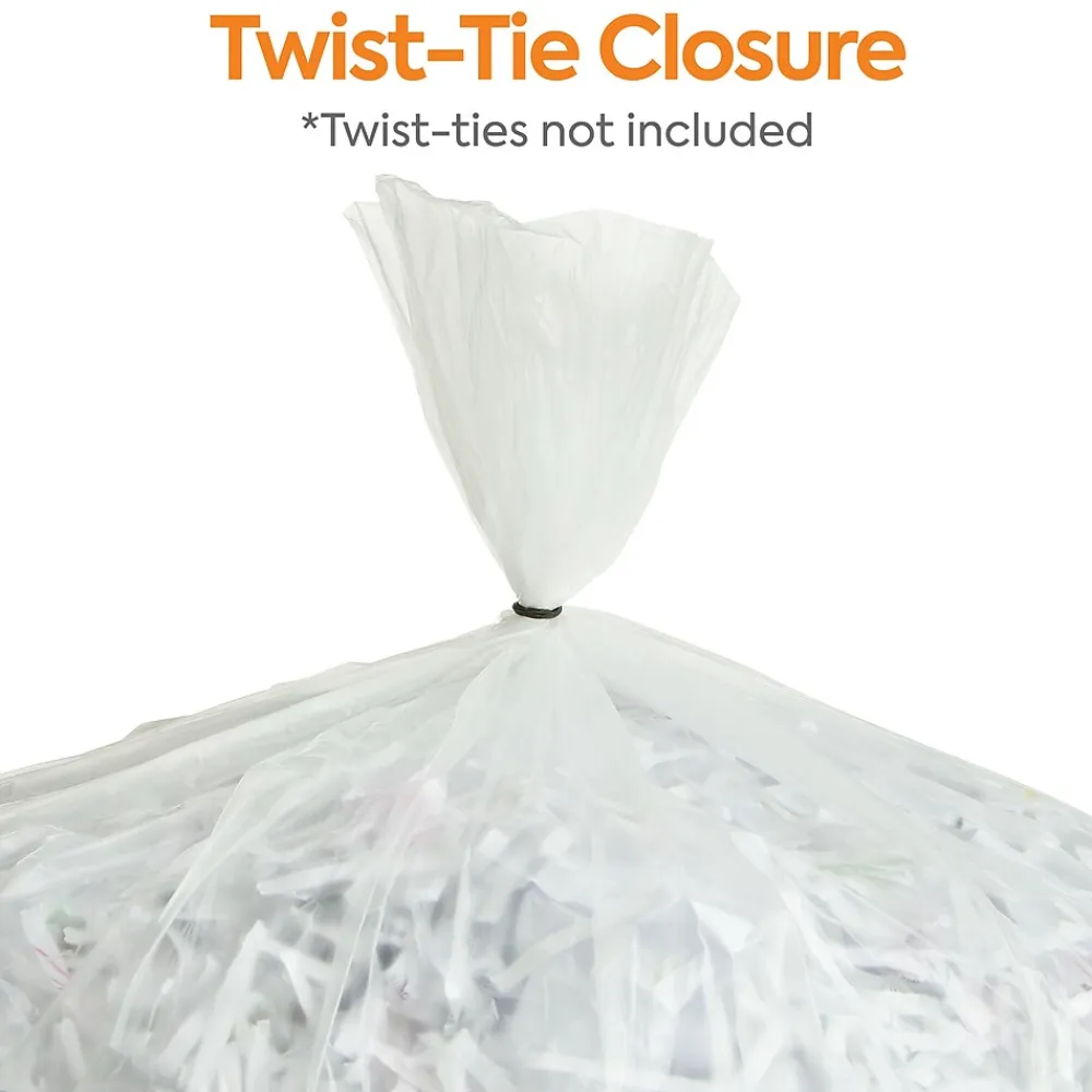 ™ 12-16 Gallon Trash Bag, 24" x 33", High Density, 8 mic, Natural, 1000 Bags/Box (CW19243)<Coastwide Professional Discount