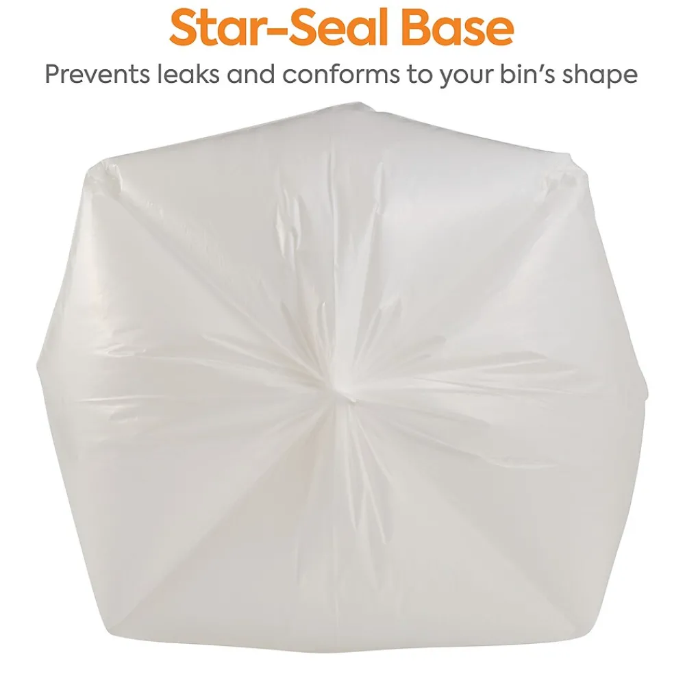 ™ 20-30 Gallon Trash Bag, 30" x 36", Low Density, 0.9 mil, White, 200 Bags/Box (CW50710)<Coastwide Professional Best