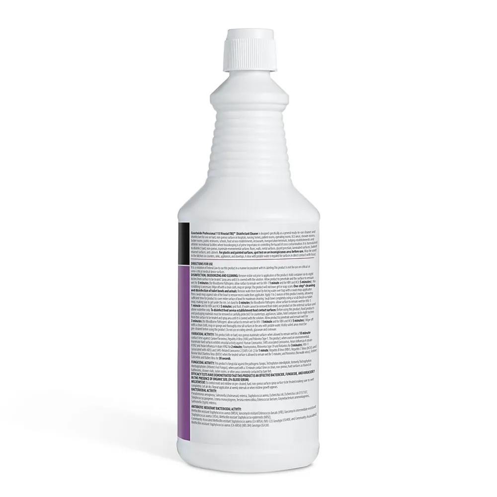Virustat TBQ Disinfectant Cleaner, 32 Oz., 12/Carton (CW113RU32-ACT)<Coastwide Professional Hot