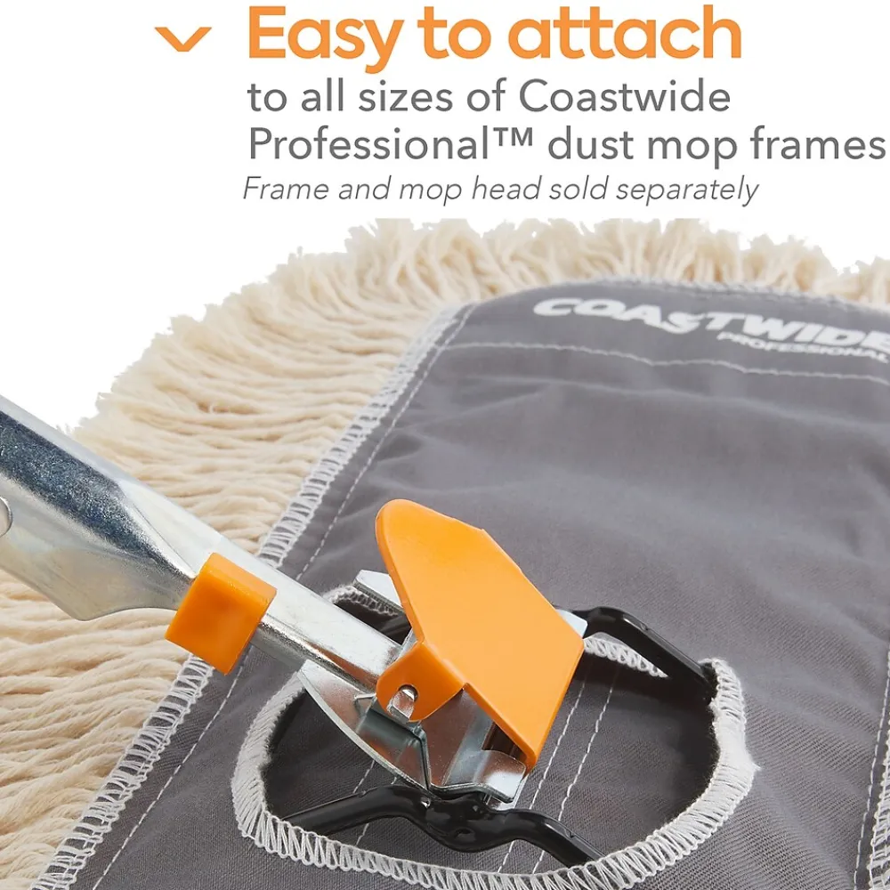 ™ 60" Wood Dust Mop Handle, Natural (CW56769)<Coastwide Professional Outlet