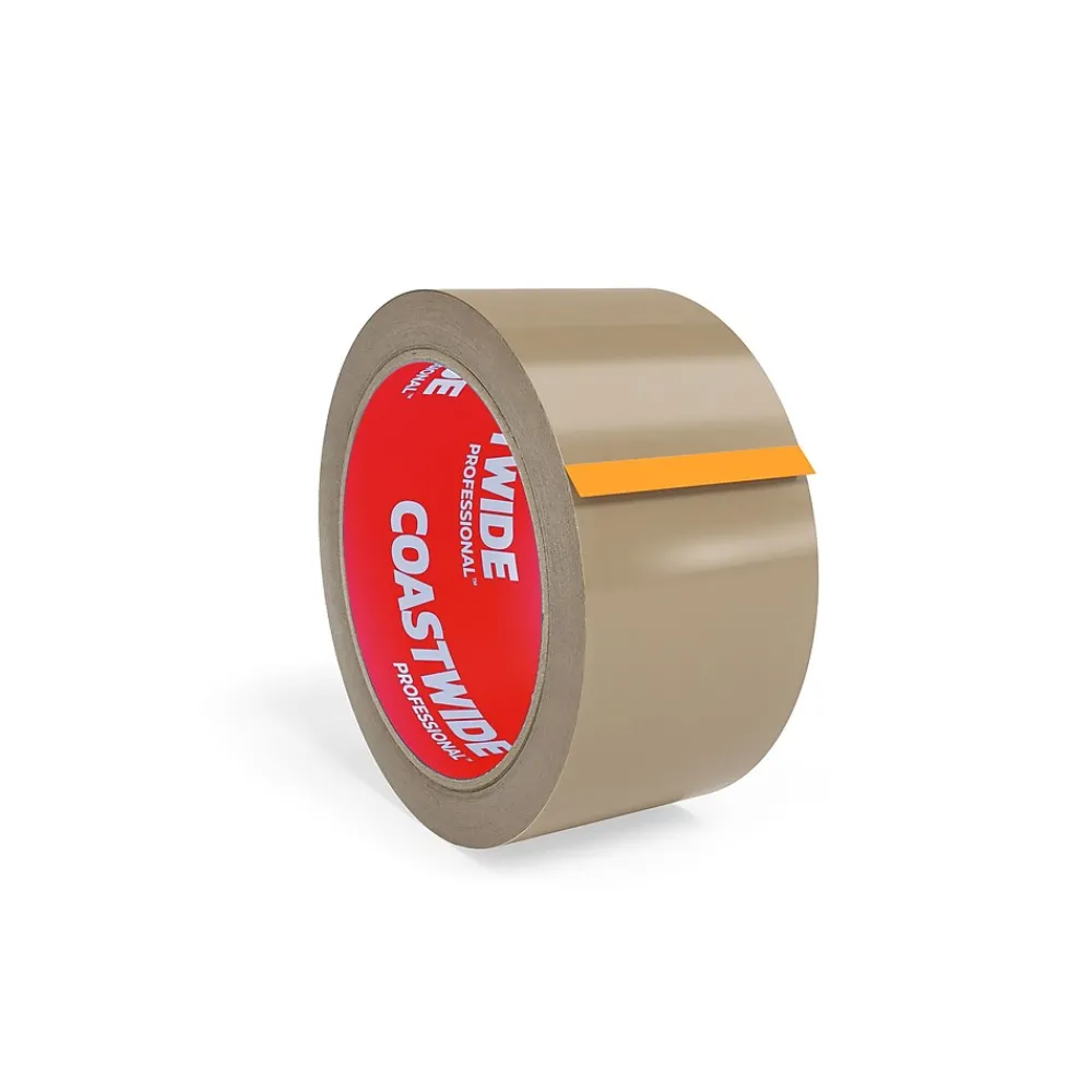 Coastwide Professional ™ 2" x 55 yds. Industrial Packing Tape, Tan, 36/Carton (CW55988)