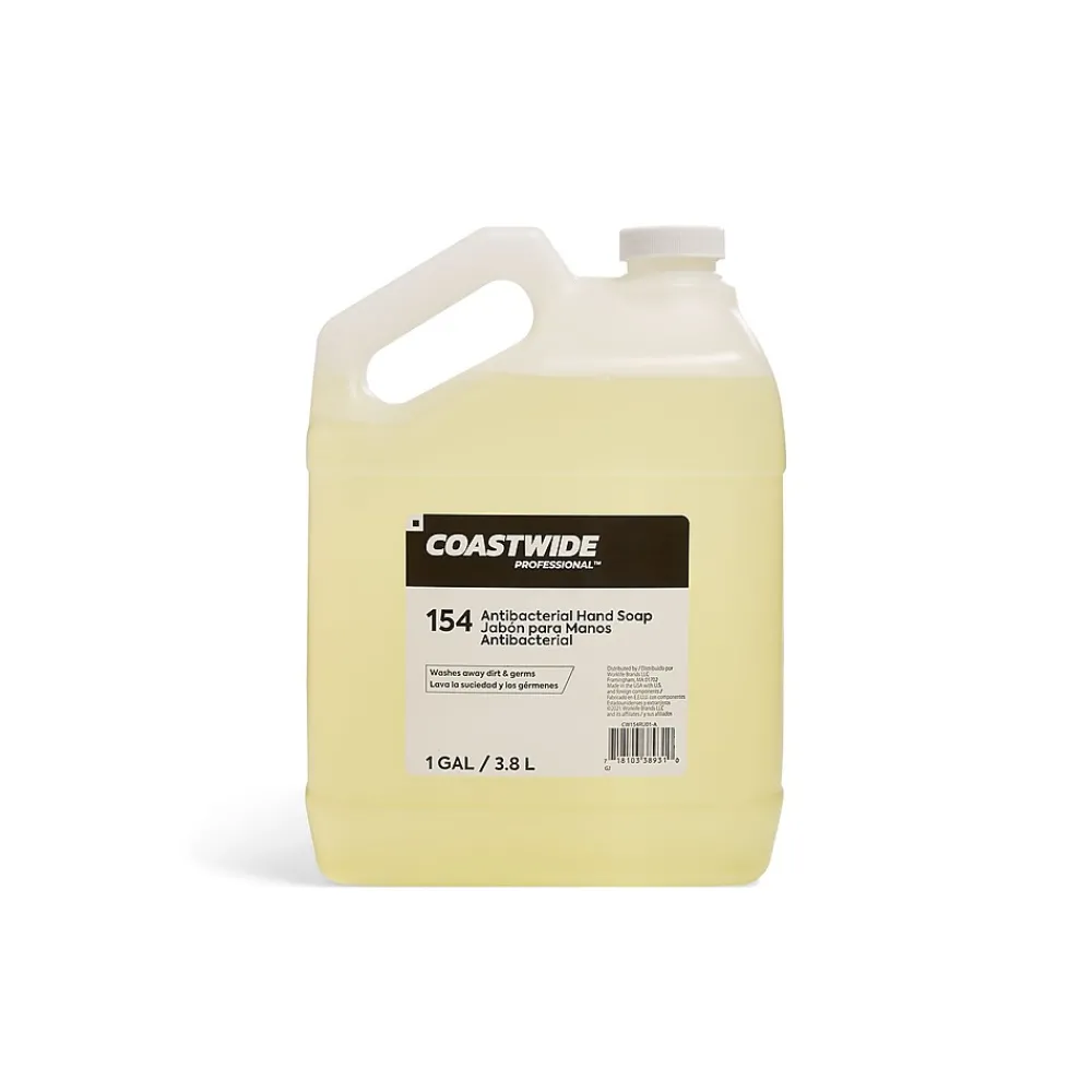 Antibacterial Liquid Hand Soap Refill, 1 Gal., 4/Carton (CW153RU01-ACT)<Coastwide Professional Online