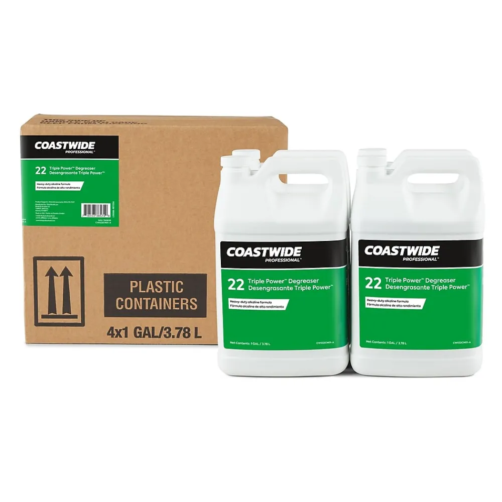 Degreaser Triple Power, 3.78L, 4/Carton (CW391001-A)<Coastwide Professional Outlet