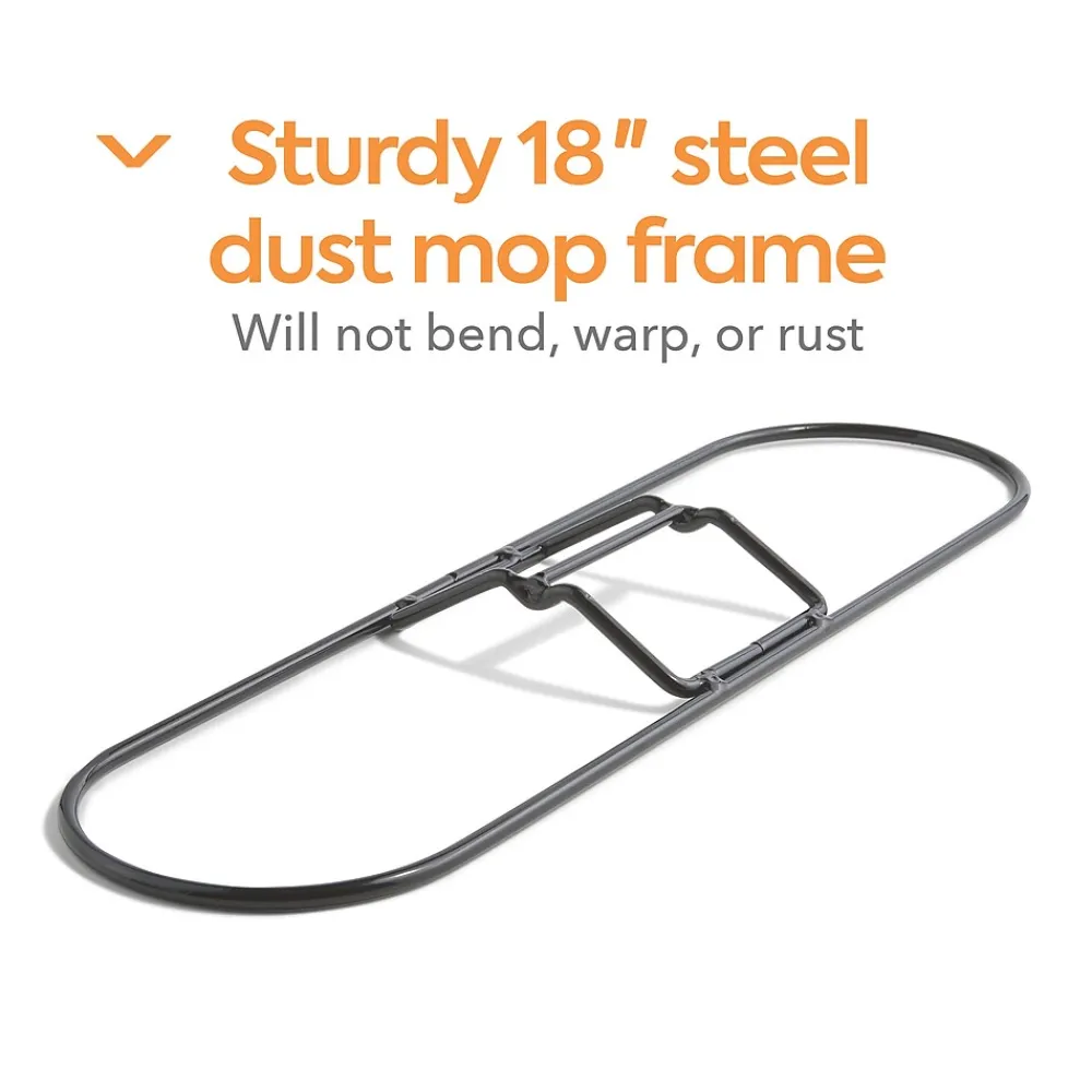 ™ Dust Mop Frame, 18" x 5", Black (CW56763)<Coastwide Professional Online
