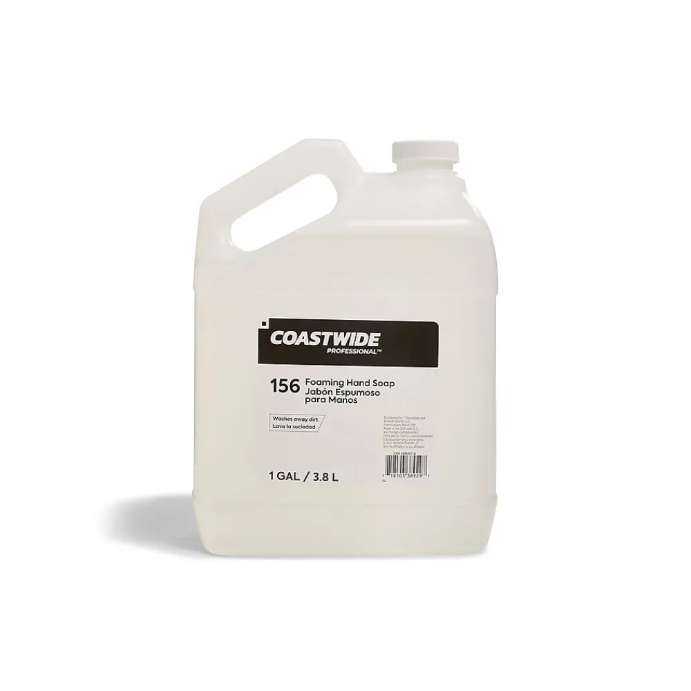 Foaming Hand Soap Refill, Honey Almond Scent, 1 Gal., 4/Carton (CW156RU01-ACT)<Coastwide Professional Online