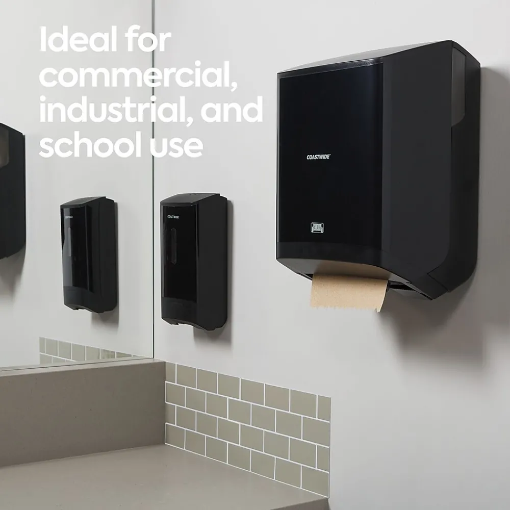 J-Series Manual Hardwound Paper Towel Dispenser, Black (CWJMHT-B-CC)<Coastwide Professional Sale