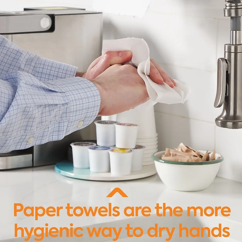 Coastwide Professional ™ J-Series Recycled Hardwound Paper Towels, 1-ply, 800 ft./Roll, 6 Rolls/Carton (CWJHT-ECO)