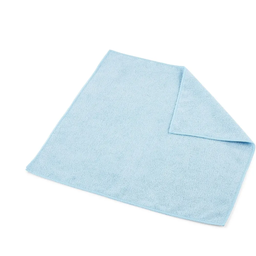 ™ Microfiber Wipers, Blue, 12/Pack (CW45466)<Coastwide Professional